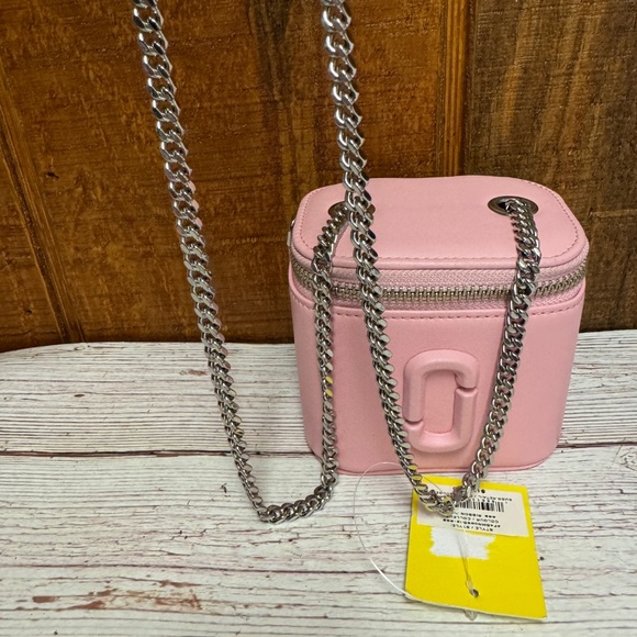 Marc Jacobs Leather Mini Vanity Crossbody Bag - Ribbon Pink - Picture 8 of 12